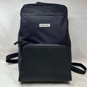 Moleskine Black Nomad Adjustable Strap Outer Pockets Laptop Backpack